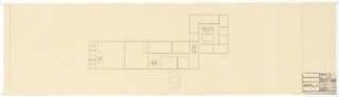 Hochschulbibliothek, Karlsruhe Neubau: Vorentwurf 6. Grundriss OG, 1:200