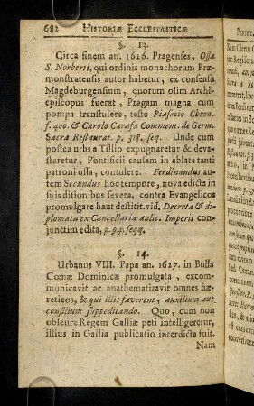 682-687, Sectio II § 13 - 17