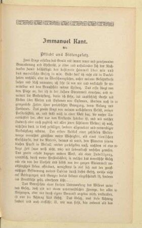 Immanuel Kant
