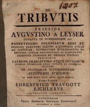 De Tribvtis