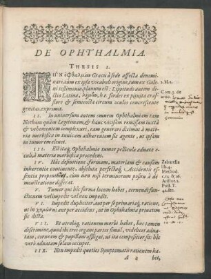 De Ophthalmia.