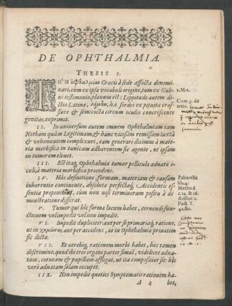 De Ophthalmia.