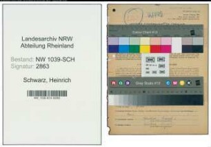 Entnazifizierung Heinrich Schwarz , geb. 25.01.1896 (Arbeiter)