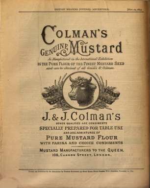 British medical journal : BMJ. 1875, [3.] Advertiser 1873 - 1875