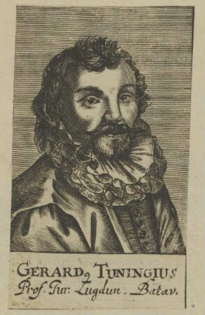 Bildnis des Gerardus Tuningius