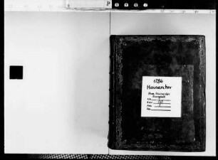 . Schreibkalender des Landgrafen Ludwig IX.: 1786