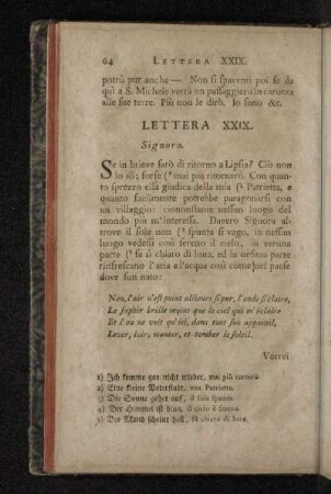 Lettera XXIX.