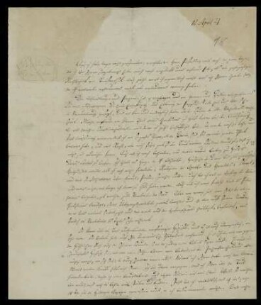 Nr. 18: Brief von Karl Otfried Müller an August Böckh, Göttingen, 12.4.1821