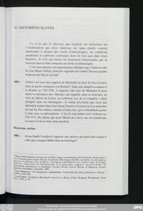 VI. Historiens Slaves
