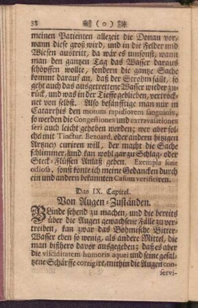 Das IX. Capitel. Von Augen-Zuständen