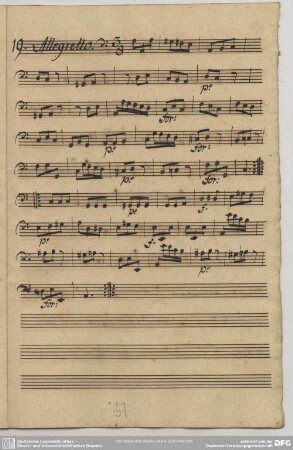 19. Allegretto, C-Dur