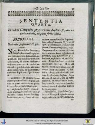 Sententia IV.