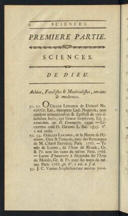 De Dieu.