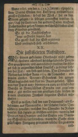 XX. Die iustificirten Aufrührer.