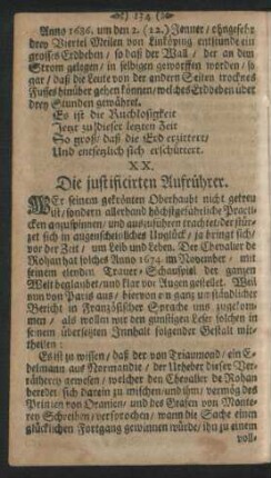 XX. Die iustificirten Aufrührer.