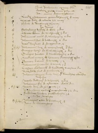 Sommerhalbjahr 1518. Rektorat Peter Braun (Peter Brün)