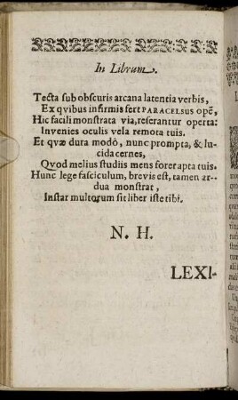 In Librum