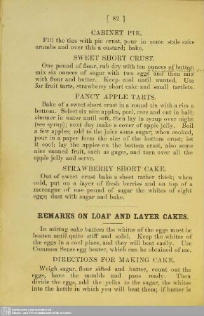 Remarks on Loaf and Layer Cakes