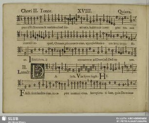 XVIII. II. Lamentatio: Daleth viae Sion lugent
