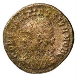 Münze, Follis, Aes 3, 325 - 326 n. Chr.