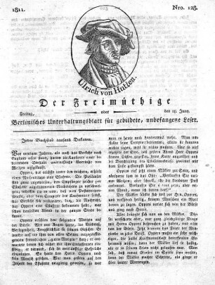 Nro. 128, Freitag, den 28. Juny 1811