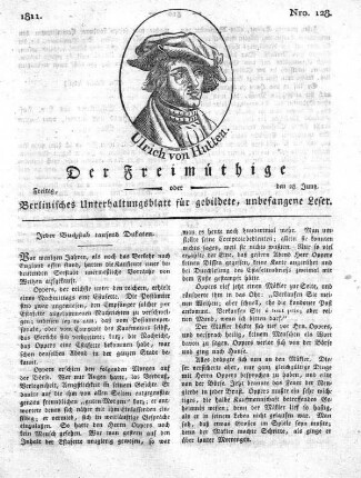 Nro. 128, Freitag, den 28. Juny 1811