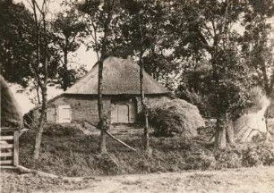 Mündungsgebiet der Weser. Typisches Butjadinger Haus