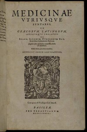 Medicinae Utriusque Syntaxes, Ex Graecorum, Latinorum, Arabumque Thesauris