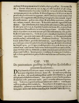 Cap. VIII. De paenitentium gradibus in disciplina Ecclesiastica priorum seculorum