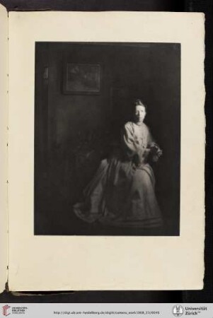 [Clarence Hudson White, XII. Portrait—Mrs. Clarence H. White, photogravure from original negative]