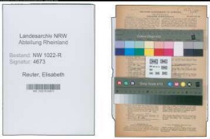 Entnazifizierung Elisabeth Reuter , geb. 27.04.1908 (Lehrerin)