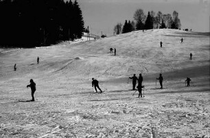Hinterzarten: Skiübungshang; von unten