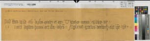 Soest (Soest) Wiesenkirche Bauinschrift über der Tür zum Nordturm 20.Jh. 1 : 1 26 x 106 Zeichnung Bem.: Bauaufnahme Staatshochbauamt Soest
