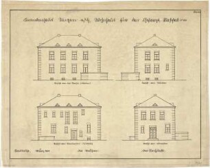 Billing, Hermann; Singen; Krankenhaus - Chefarztwohnhaus (Ansichten)