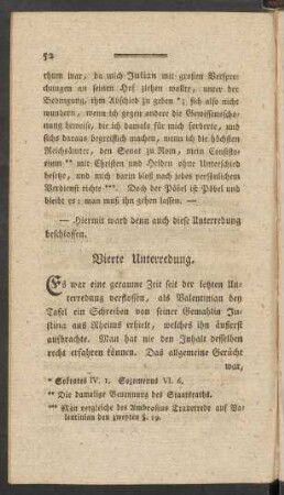Vierte Unterredung