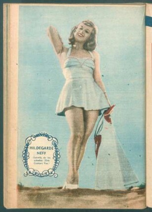 Hildegarde Neff (strella de los 20th Century Fox.) - [Fotografía]