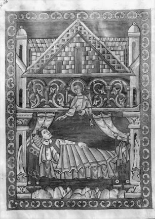Codex Vyssegradensis / Kodex vyšehradský — Traum Josephs, Folio 6v