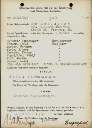 Schlander, Anny