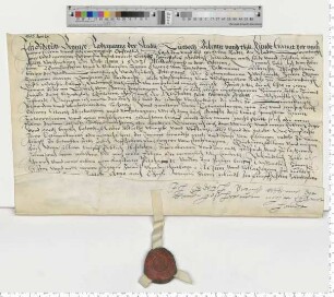 Der Ratsmann zu Lübeck Diderich Bromse: Cession eines Lüneburger Ratsrentebriefes. Eigenhändige Unterschrift.