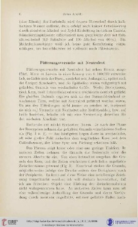Fütterungsversuche mit Neutralrot