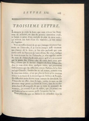 Troisième lettre