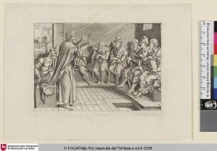 [Saul predigt in Damaskus; Saul preaching in Damascus]