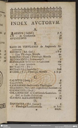 Index Auctorum