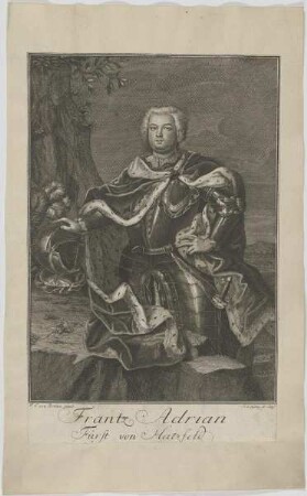 Bildnis des Frantz Philipp Adrian Graf von Hatzfeld