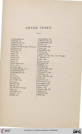Greek Index