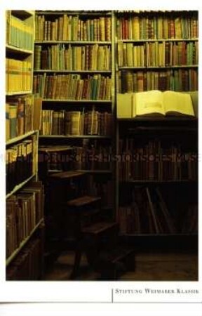 Die Bibliothek in Goethes Wohnhaus