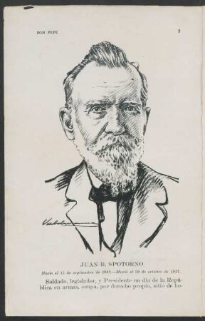 Juan B. Spotorno - Nació el 13 de septiembre de 1832. - Murió el 29 de octubre de 1917.