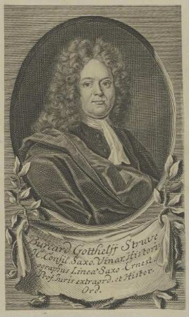 Bildnis des Burcard Gotthelff Struve