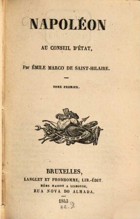 Napoléon au conseil d'état, 1