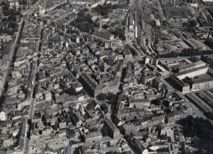 Luftbildaufnahmen von Karlsruhe. Innenstadt - Altstadt